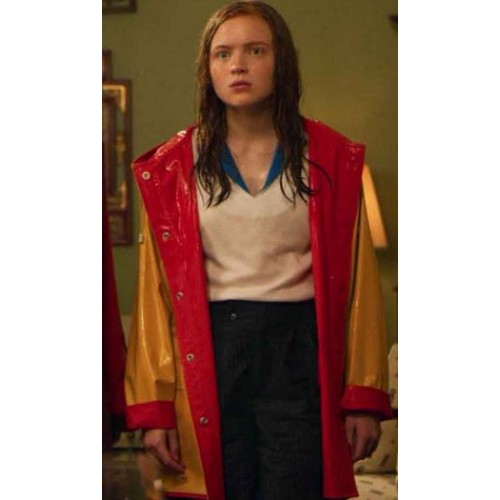 Stranger Things S04 Max Mayfield Yellow Rain Coat